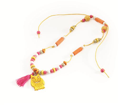 COLLIER - CHOUETTE MORDORÉE